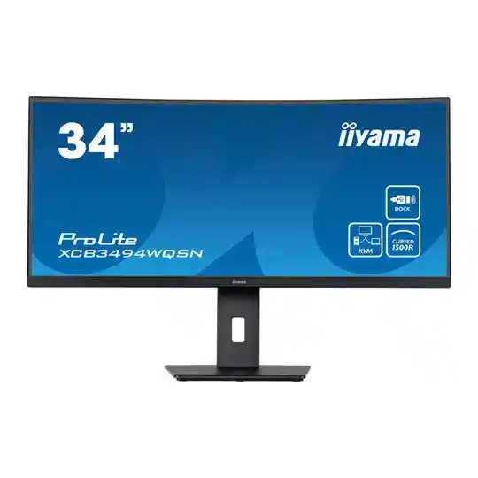 (image for) iyama ProLite XCB3494WQSN-B5 34\" UWQHD 120Hz VA USB-C Dock Monitor